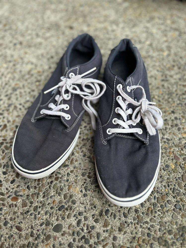 Original Vans Shoes Authentic Dark Blue Women Size 8.5